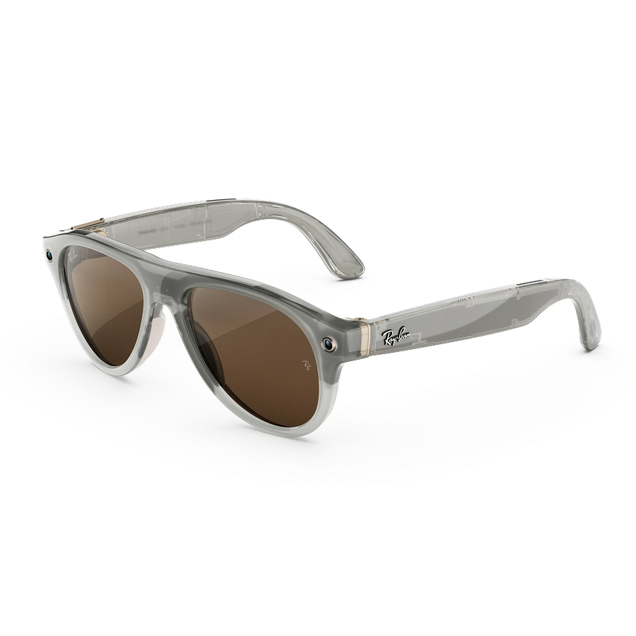 Умные очки Ray-Ban Meta Aviator Gen 3 Milky Warm Beige / Transitions Brown, Standard