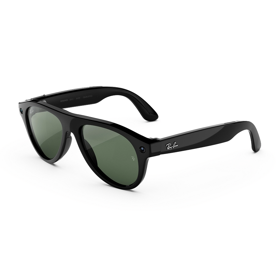 Умные очки Ray-Ban Meta Aviator Gen 3 Shiny Black / Transitions Graphite Green, Standard