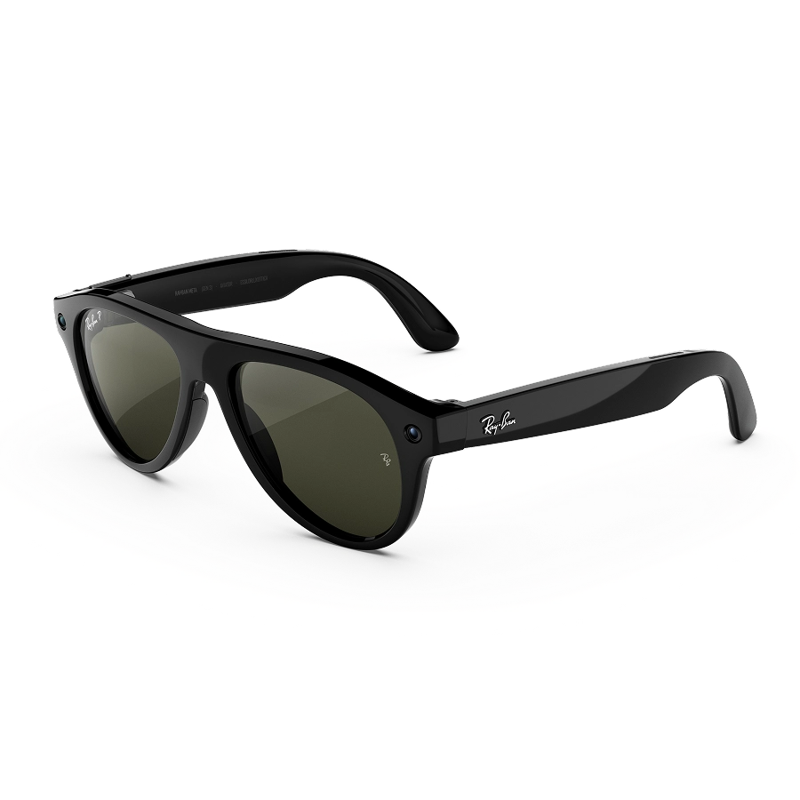 Умные очки Ray-Ban Meta Aviator Gen 3 Shiny Black / Polarized Green, Standard