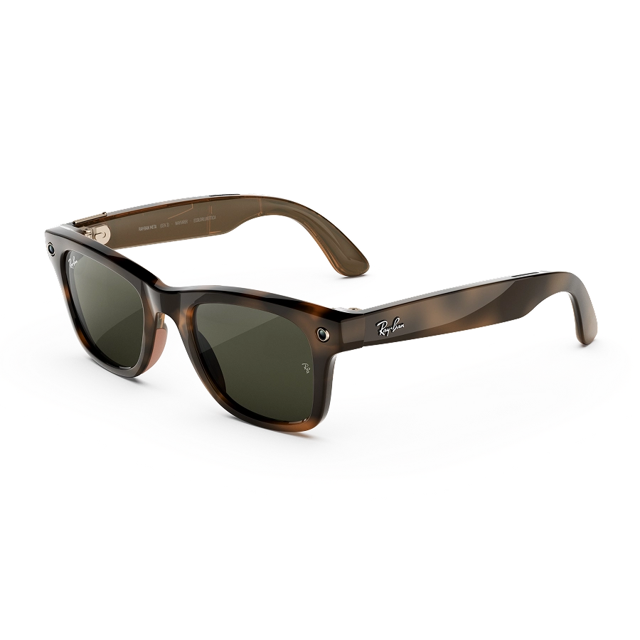 Умные очки Ray-Ban Meta Wayfarer Gen 3 Matte Black / Clear, Large