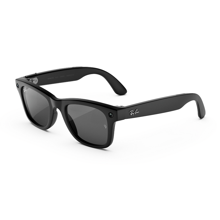 Умные очки Ray-Ban Meta Wayfarer Gen 3 Matte Black / Transitions Graphite Green, Large