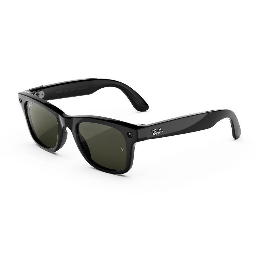 Умные очки Ray-Ban Meta Wayfarer Gen 3 Shiny Black / Transitions Grey, Standard