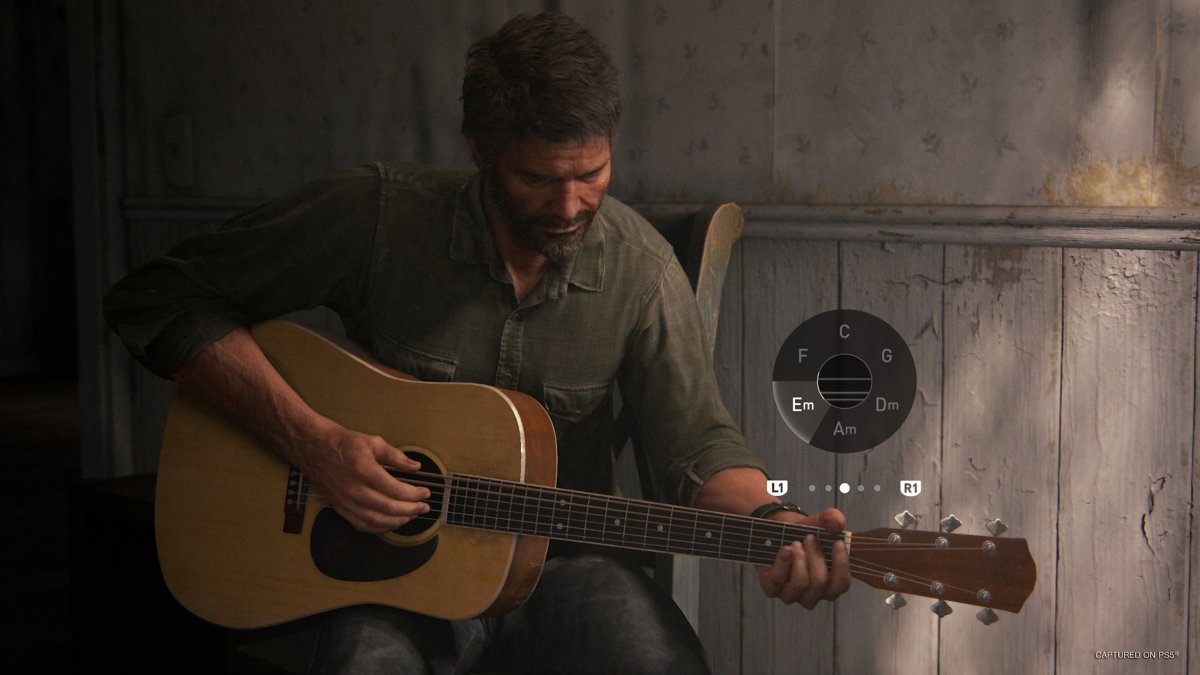 Свободная игра на гитаре в The Last of Us Part II Remastered