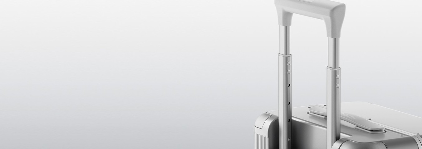 Двойные TSA-замки Xiaomi Aluminum Frame Luggage с открытием нажатием