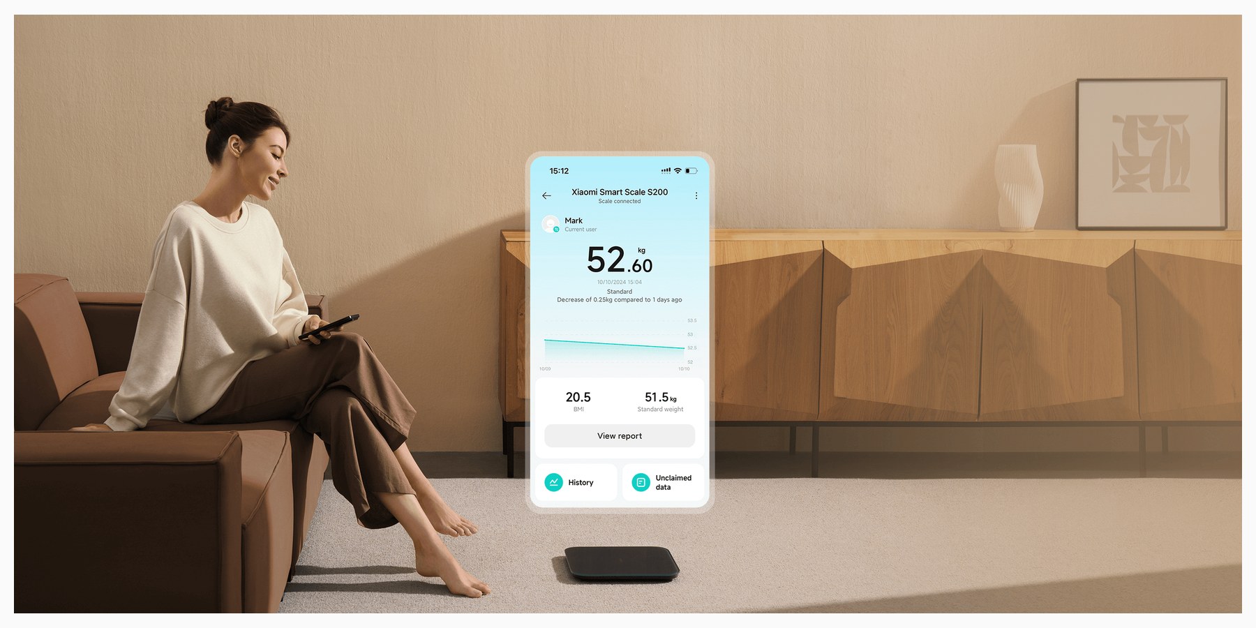 Xiaomi Home и Smart Scale S200