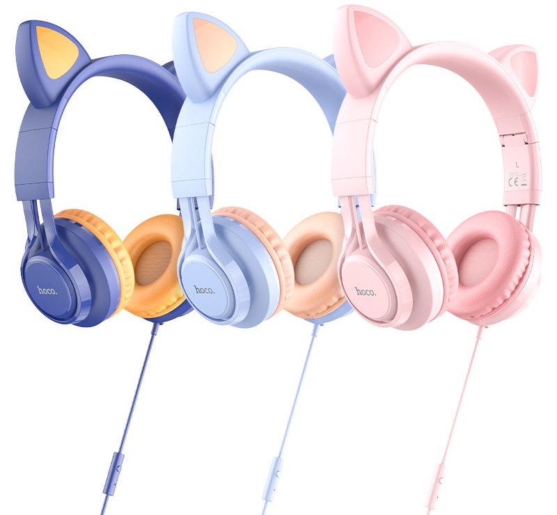 11 Беспроводные наушники Hoco W36, Cat ear.jpg