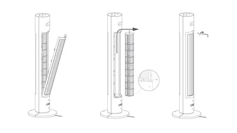 19 Напольный вентилятор Mijia DC Inverter Tower Fan (BPTS02DM).jpg