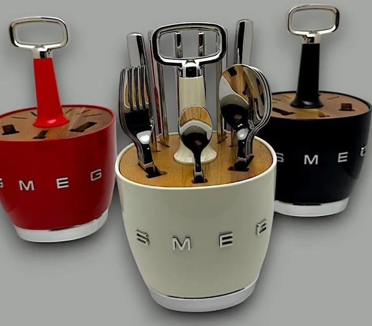 12 Подставка для столовых приборов SMEG.jpg 12 Подставка для столовых приборов SMEG.jpg