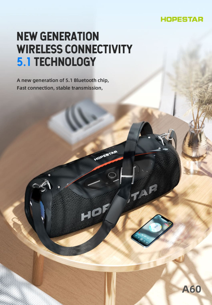 19 Колонка портативная HopeStar A60.jpg 19 Колонка портативная HopeStar A60.jpg