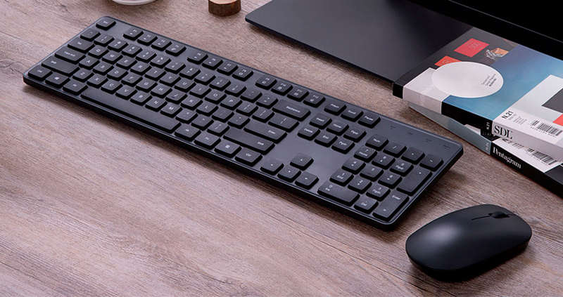 17 Клавиатура и мышь Xiaomi Mi Wireless Keyboard and Mouse Combo WXJS01YM Black с гравировкой.jpg