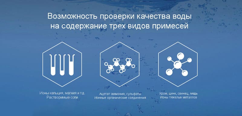 13 Тестер воды Xiaomi Mi TDS Pen Water Quality Tester (XMTDS01YM) White.jpg