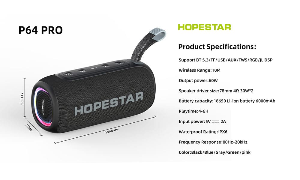 19 Портативная колонка HopeStar 60W P64 Pro.jpg