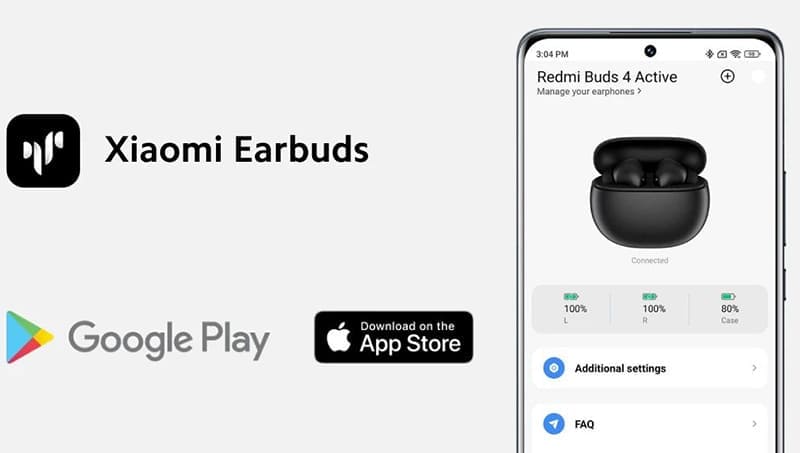 20 Беспроводные наушники Xiaomi Redmi Buds 4 Active (M2232E1) (Black).jpg