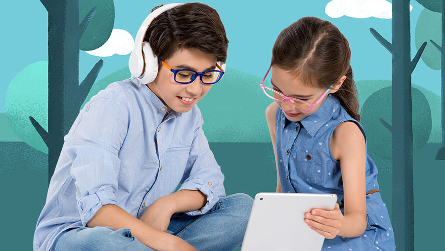 15 Детские компьютерные очки Xiaomi Mi Children’s Computer Glasses Blue (HMJ03TS).jpg