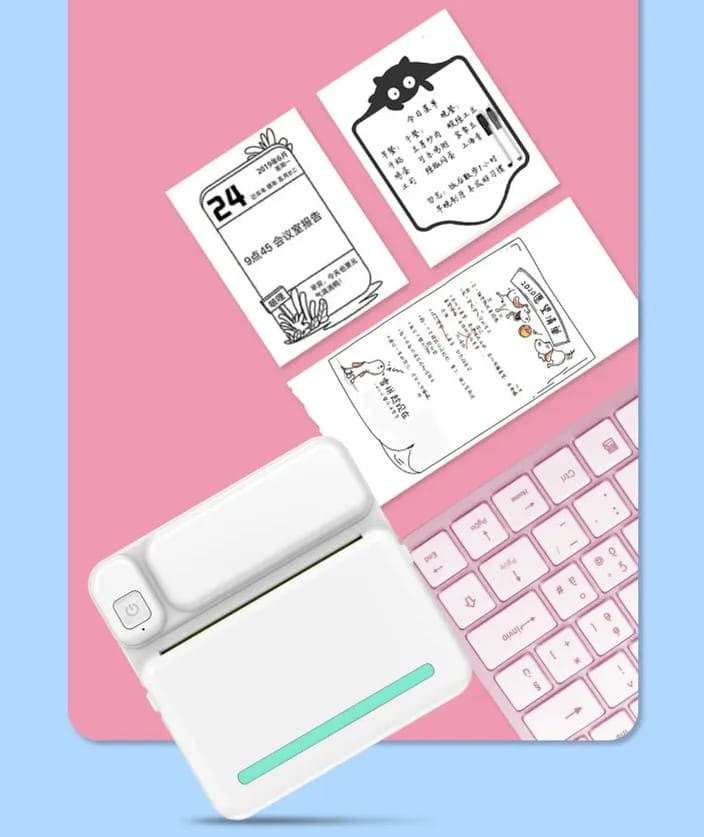 12 Беспроводной портативный мини принтер для телефона Portable Mini Printer.jpg