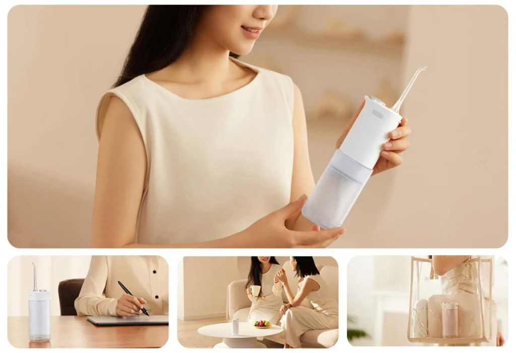 13 Ирригатор портативный Xiaomi Mijia Electric Teeth Flosser F400 (MEO704).jpg