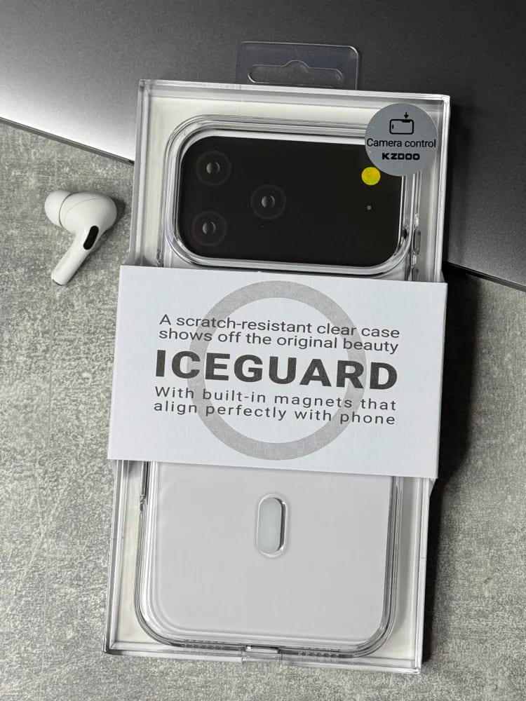 16 Чехол KZDOO Ice Guard for IP 17 Pro Max Clear.jpg 16 Чехол KZDOO Ice Guard for IP 17 Pro Max Clear.jpg