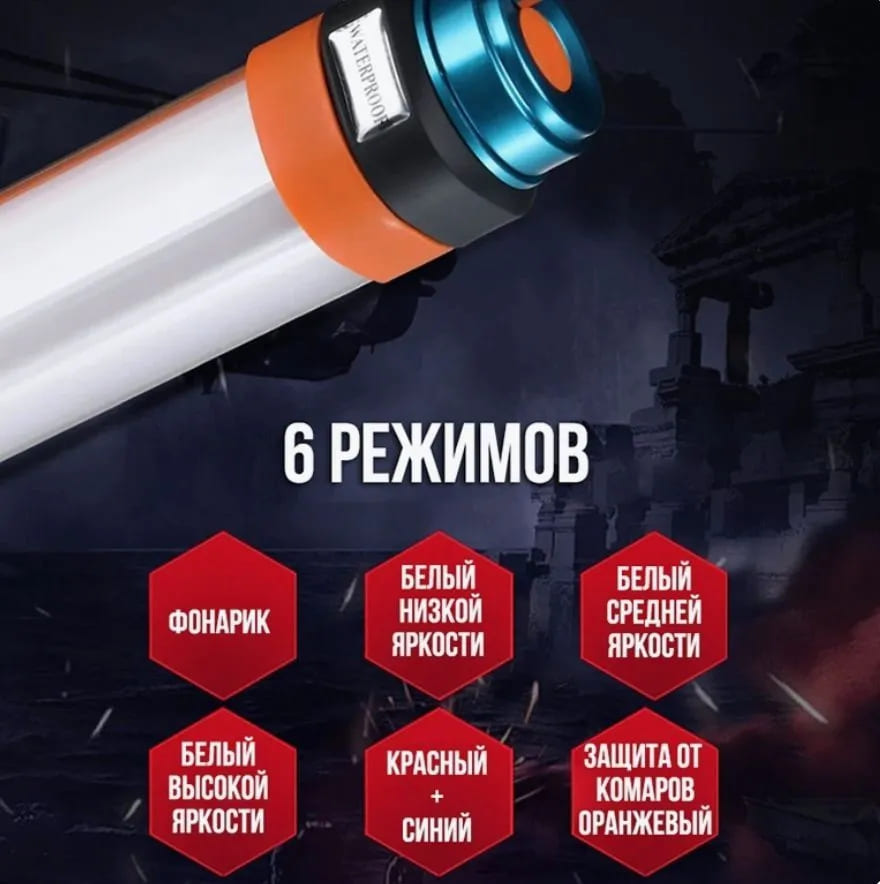 12 Фонарь-лампа мультисвет водонепроницаемая 25см Power Lite T-25.jpg