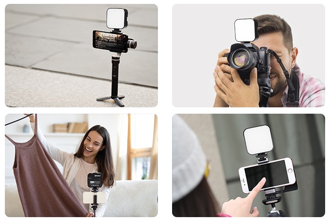 11 Светодиодный осветлитель JMARY FM-48R LED VIDEO LIGHT, портативный 5,5Вт, универсальное крепление, 6000K, от батареек AA.jpg 11 Светодиодный осветлитель JMARY FM-48R LED VIDEO LIGHT, портативный 5,5Вт, универсальное крепление, 6000K, от батареек AA.jpg