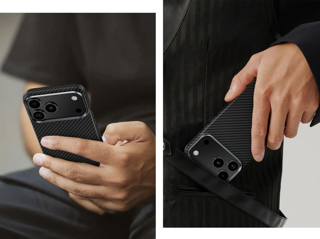 21 Чехол BENKS Armor Air 600D Phone Case Built Kevlar For IP 17 Pro Black.jpg 21 Чехол BENKS Armor Air 600D Phone Case Built Kevlar For IP 17 Pro Black.jpg