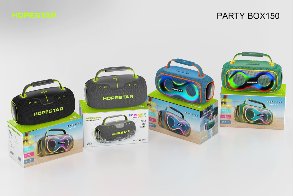 24 Колонка портативная HopeStar PartyBox 150 Зеленый.jpg