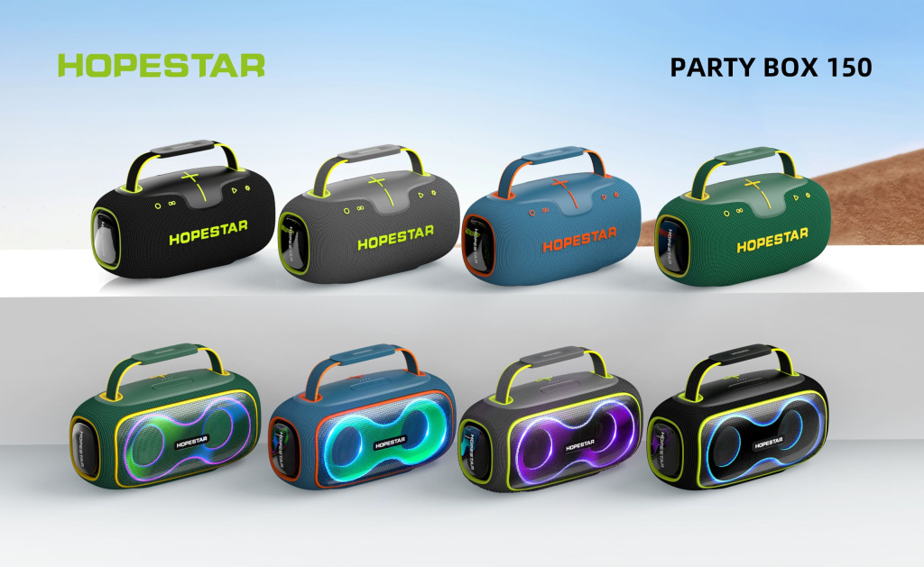 17 Колонка портативная HopeStar PartyBox 150 Зеленый.jpg