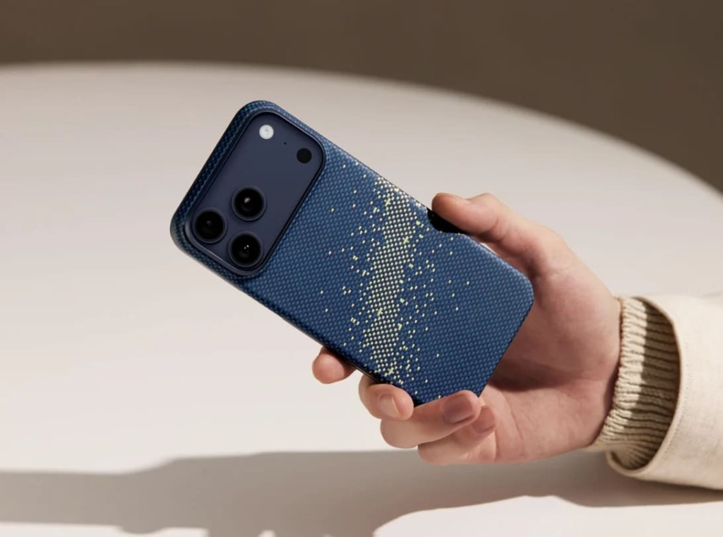 11 Чехол PITAKA Starpeak Ultra-Slim Case For iPhone 17 Pro Max(Milky way galaxy).jpg