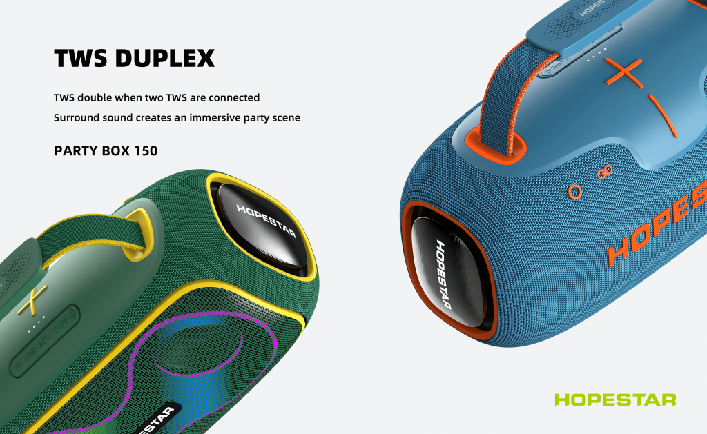 25 Колонка портативная HopeStar PartyBox 150 Зеленый.png