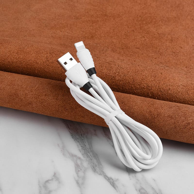 3 Кабель HOCO X27 Fast Charge Data Cable USB - Lightning 2.4A, 1.2m (White).jpg