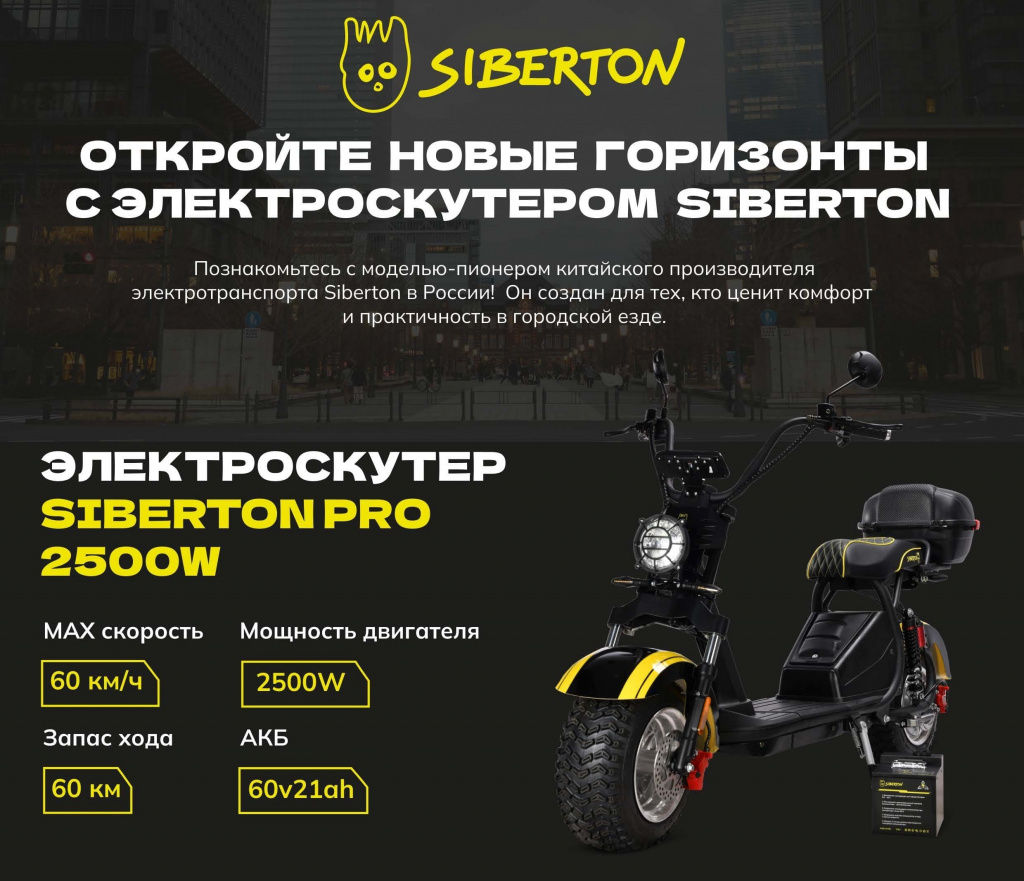 1 Электроскутер Citycoco Siberton PRO 2500W 10.jpg 1 Электроскутер Citycoco Siberton PRO 2500W 10.jpg