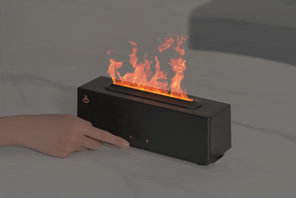 15 Аромадиффузор с эффектом горения пламени Whale Wake Fire Fireplace (YSXXJ001HJ).gif