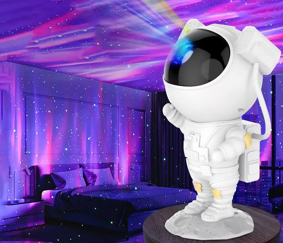 11 Ночник проектор Космонавт Astronaut Starry Sky Projector Белый.jpg