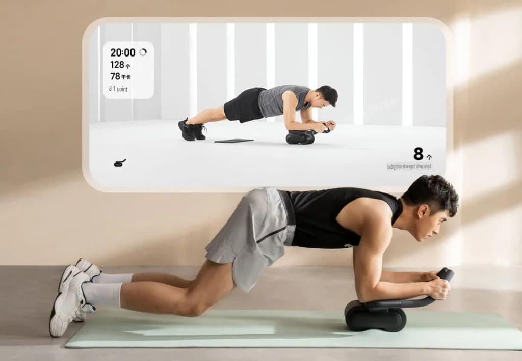11 Тренажер для фитнеса Xiaomi Mijia Smart Abdominal Wheel MJJFL01YM.jpg 11 Тренажер для фитнеса Xiaomi Mijia Smart Abdominal Wheel MJJFL01YM.jpg