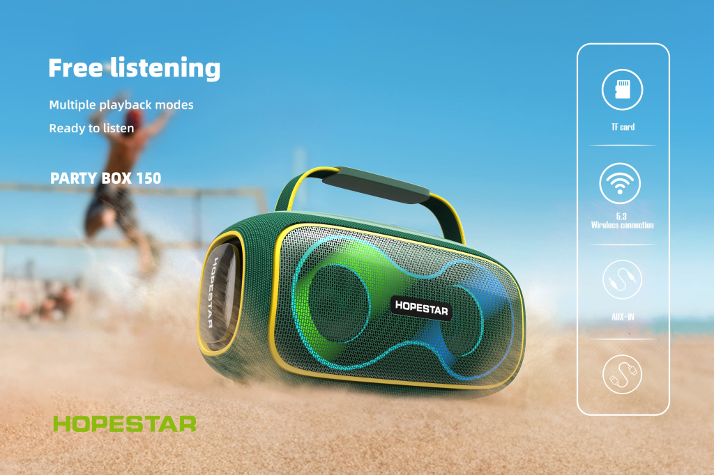14 Колонка портативная HopeStar PartyBox 150 Зеленый.jpg