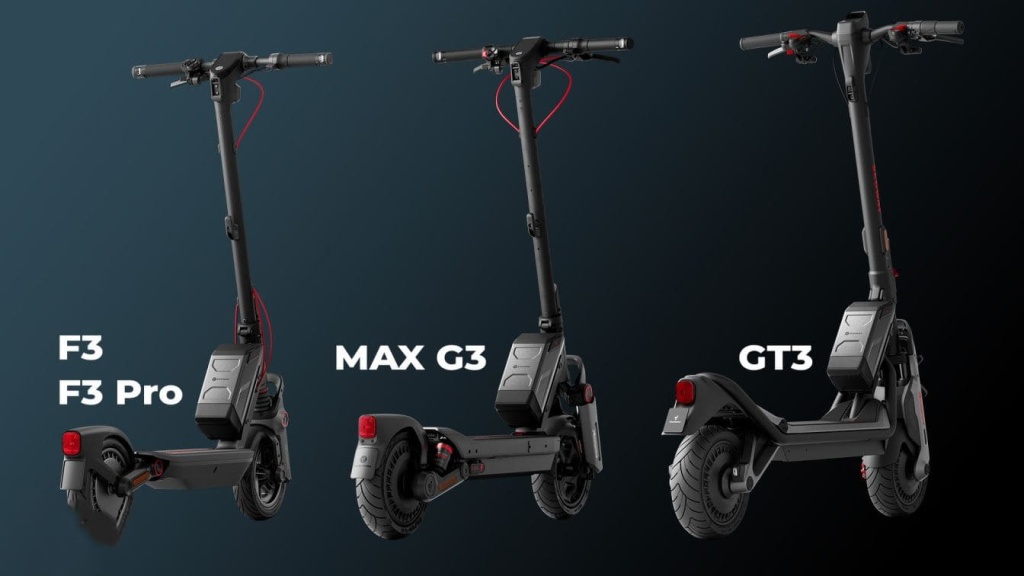Совместимые самокаты Segway F3, F3 Pro, MAX G3 и GT3