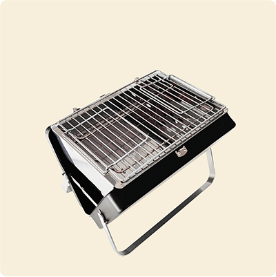 15 Портативный мангал для барбекю Xiaomi Chao Portable Barbecue Grill (YC-SKL01)22,5x22x30 см.gif