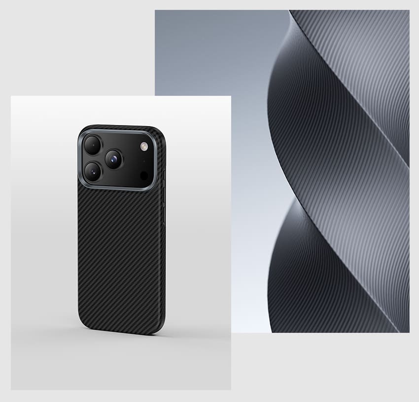 20 Чехол BENKS Armor Air 600D Phone Case Built Kevlar For IP 17 Pro Black.jpg 20 Чехол BENKS Armor Air 600D Phone Case Built Kevlar For IP 17 Pro Black.jpg