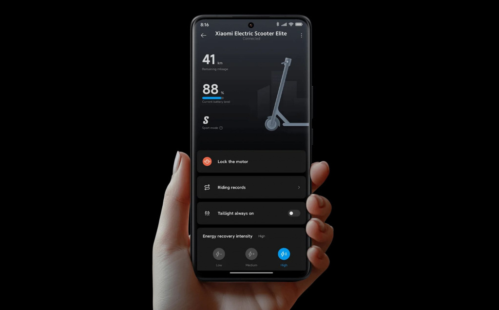 23 Электросамокат Xiaomi Electric Scooter Elite GL Black.jpg