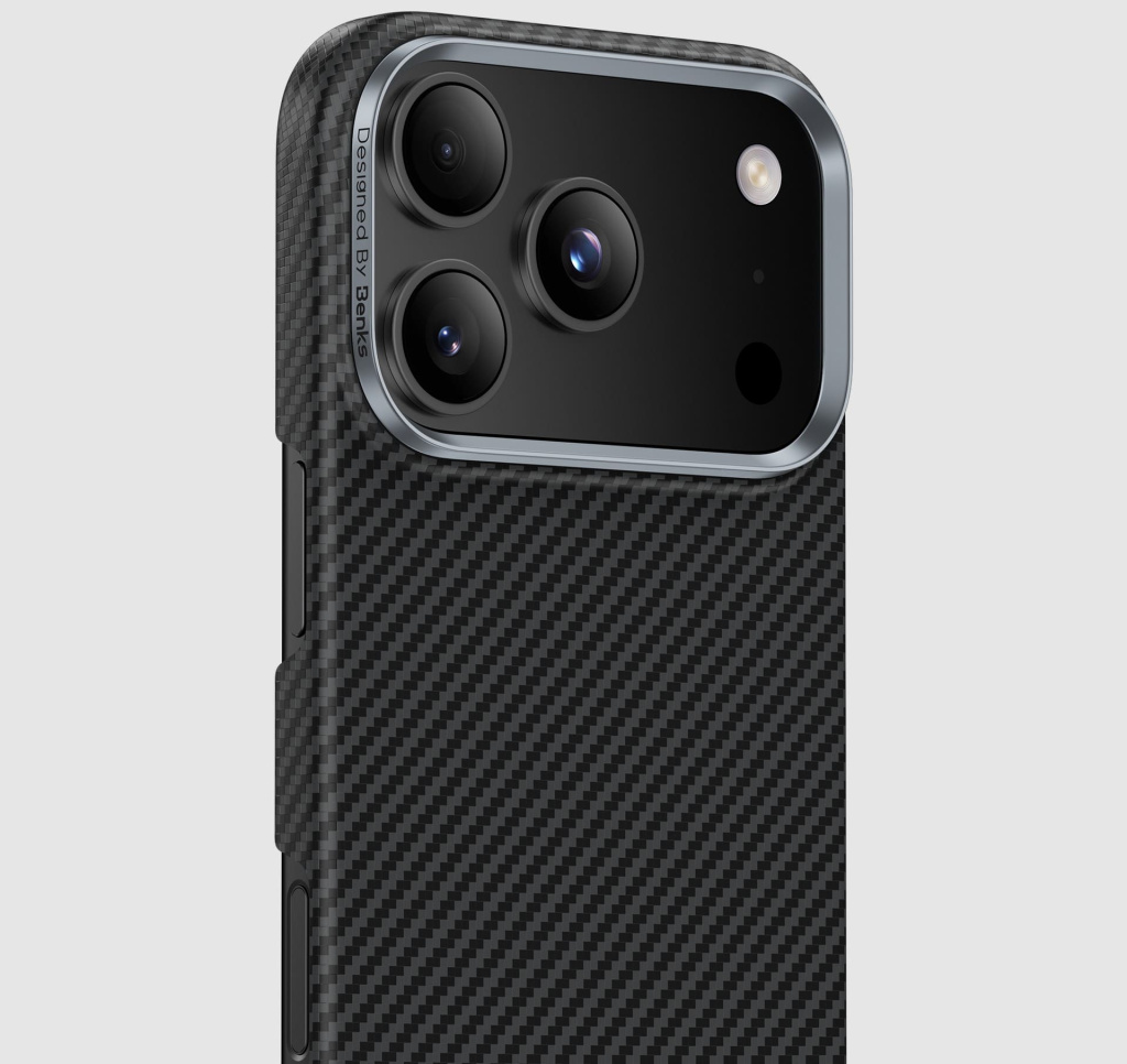 13 Чехол BENKS Armor Air 600D Phone Case Built Kevlar For IP 17 Pro Black.jpg 13 Чехол BENKS Armor Air 600D Phone Case Built Kevlar For IP 17 Pro Black.jpg