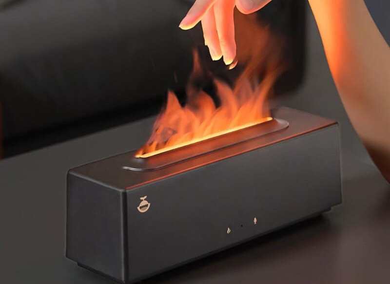 12 Аромадиффузор с эффектом горения пламени Whale Wake Fire Fireplace (YSXXJ001HJ).jpeg