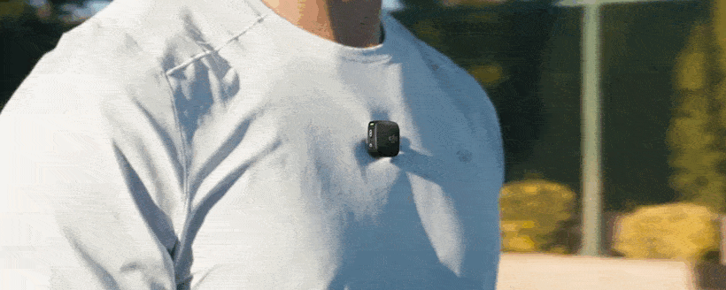 11 Беспроводной микрофон DJI Mic Mini (2 TX + 1 RX + Charging case).gif