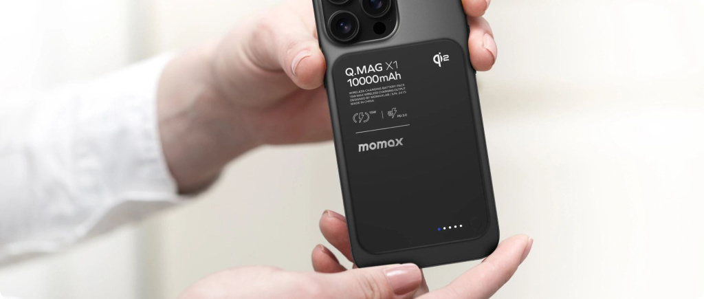 12 Портативный аккумулятор MOMAX Q.Mag X1 Qi2 Magnetic 10000mAh Gen 2 IP136Q2D.jpg 12 Портативный аккумулятор MOMAX Q.Mag X1 Qi2 Magnetic 10000mAh Gen 2 IP136Q2D.jpg