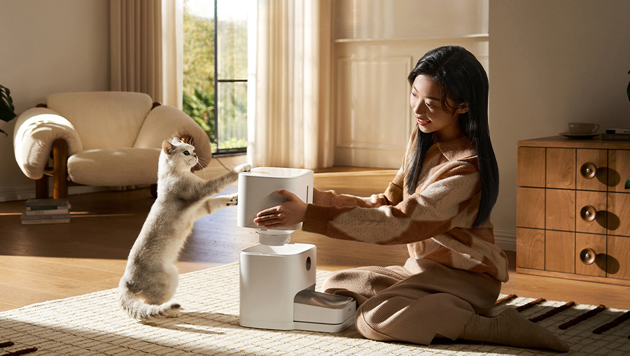 22 Автокормушка для кошек и собак Xiaomi Mijia Smart Pet Feeder 2 (MJWSQ02) 5 л.jpg