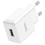 Hoco C106A Leisure — порт USB-A и EU-вилка