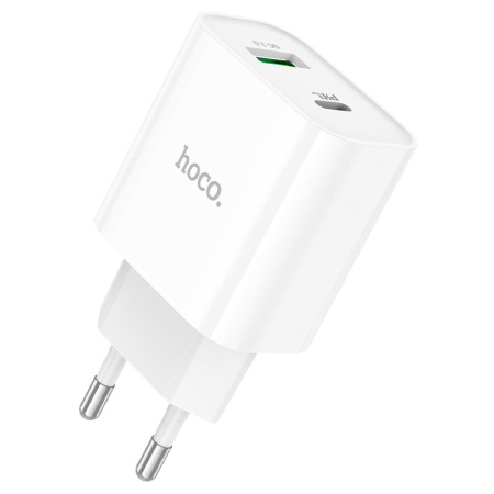 Hoco C80A Plus Rapido: белый корпус и европейская вилка