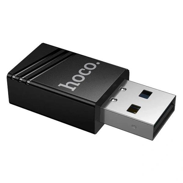 USB Wi-Fi-адаптер Hoco HI38 Mini, Wi-Fi 4, 2,4 ГГц, до 150 Мбит/с, USB 2.0, чёрный