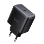Чёрный Hoco C159A Upgrade: USB-C и европейская вилка