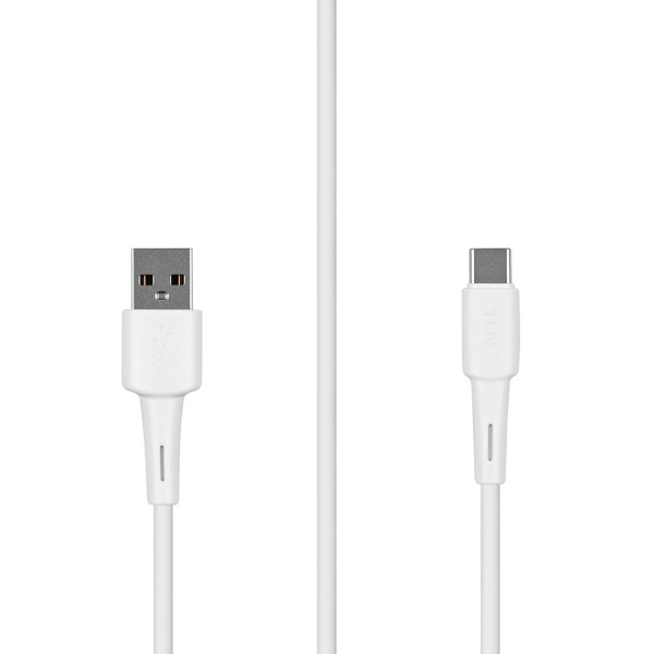 Кабель USB TYPE-C, 1.0м Цвет:белый (TFN,TFN-CUSBCUSB1MWH)