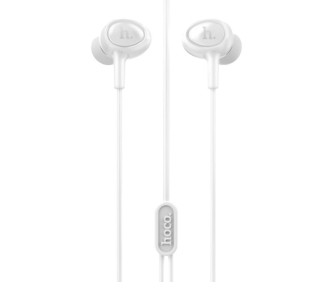 Проводные наушники Hoco M3 Universal, Jack 3.5mm, 1.2 м, белый