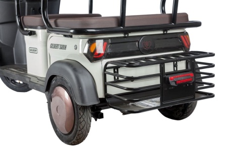 Электротрицикл Rutrike Gelbert Sarin 48V/60V 1000Вт (Коричнево-белый-3054)